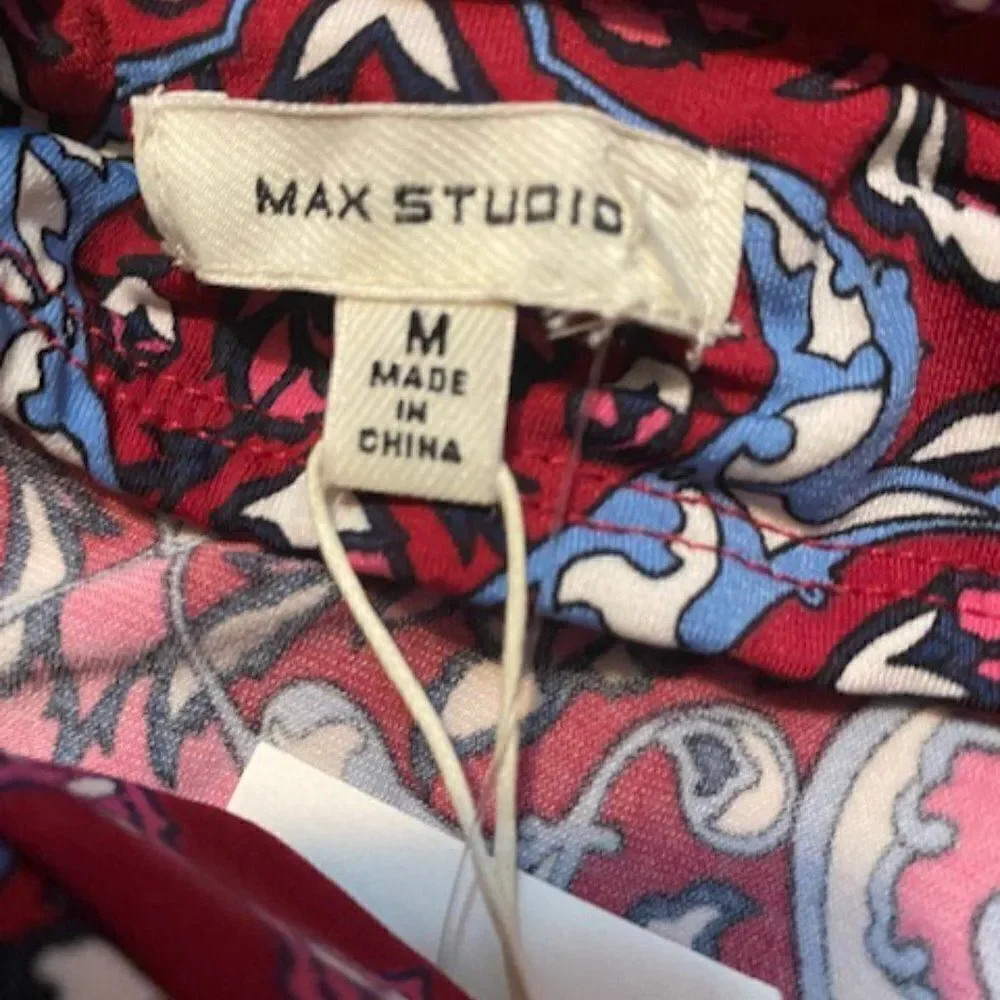 Max Studio sleeveless multi color dress, size Medium